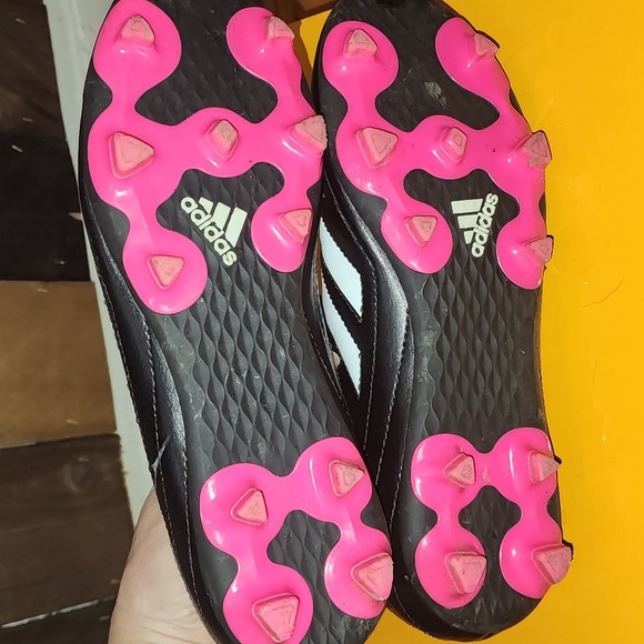 Adidas Kids COPA Soccer Cleats Black/pink/white Size 4 Y - Picture 5 of 8